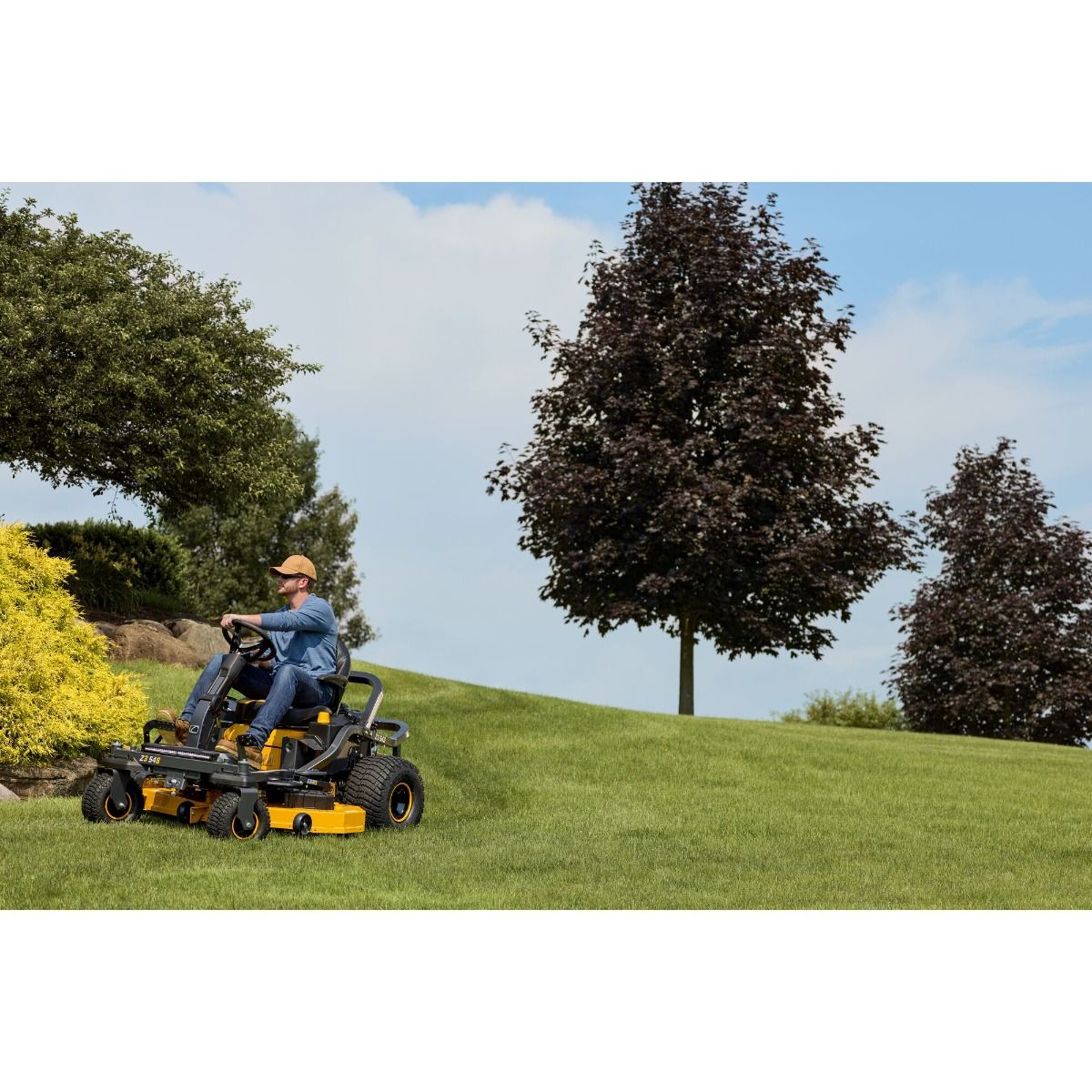 Cub Cadet Z3 54 S Zero Turn Mower - Zero turn agility and stable safe handling on slopes for challenging terrain. - Image 16