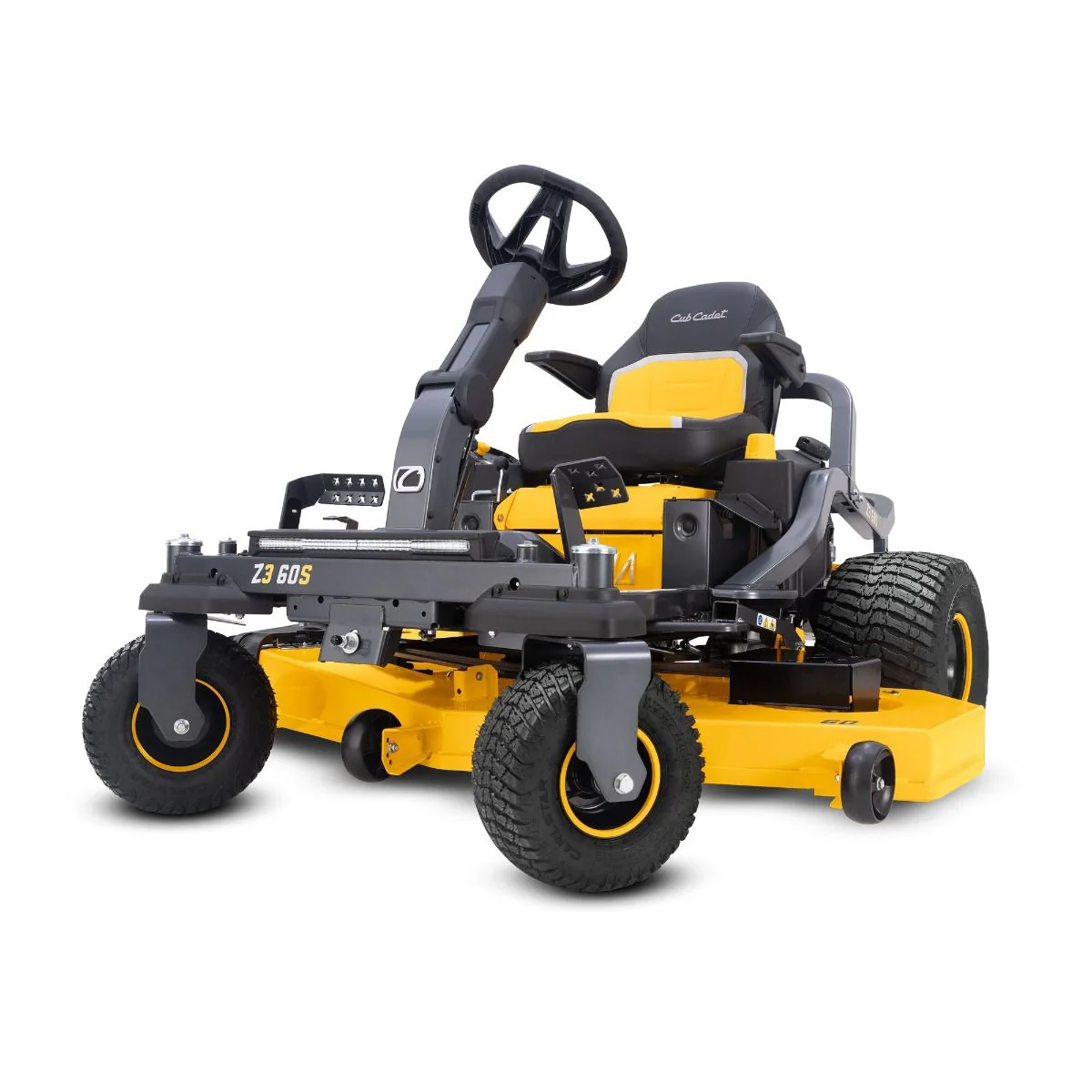 Cub Cadet Z3 60 S Zero Turn Mower - Comfort, easy adjustments, and aggressive tires ideal for challenging terrain and professional-quality mowing. - Image 4