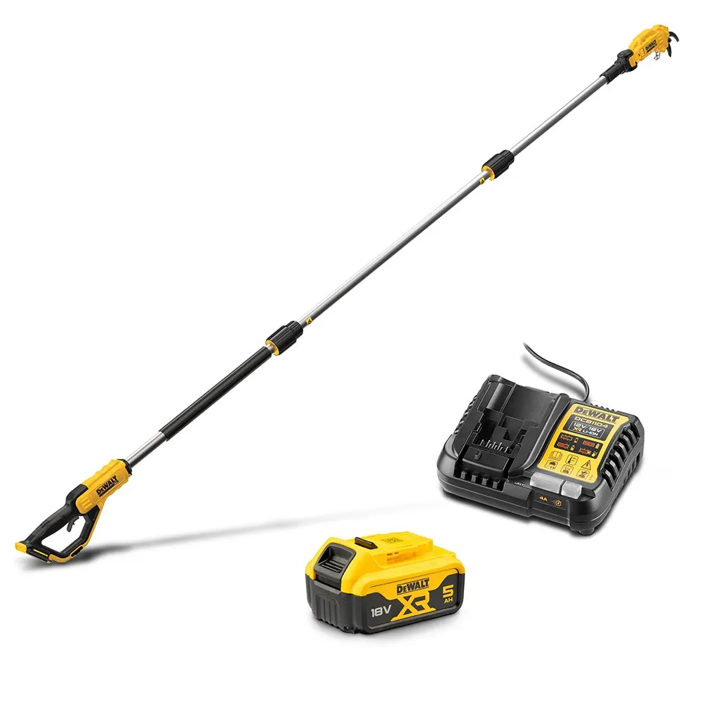 DeWALT 18V XR Pole Pruner - Lightweight aluminium pole, class leading ergonomics, 38mm cutting capacity, and 2,715 cuts per charge - Image 2