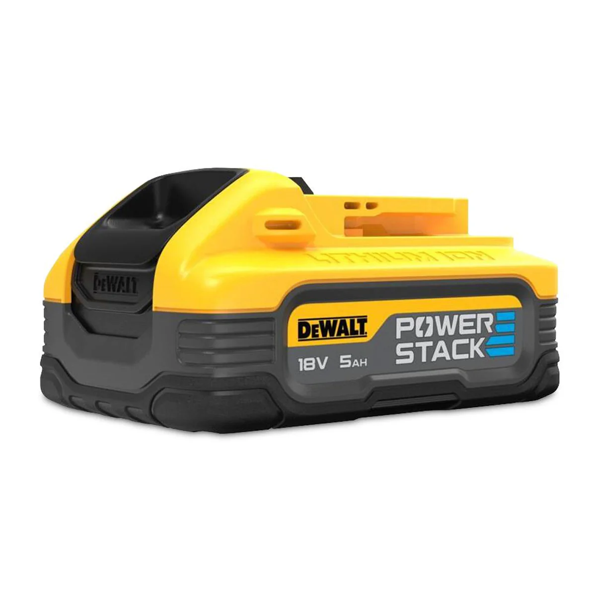 DeWALT 18V XR POWERSTACK 5A Battery - 50% more power = Faster speeds with POWERSTACK 18V XR technology! - Image 2