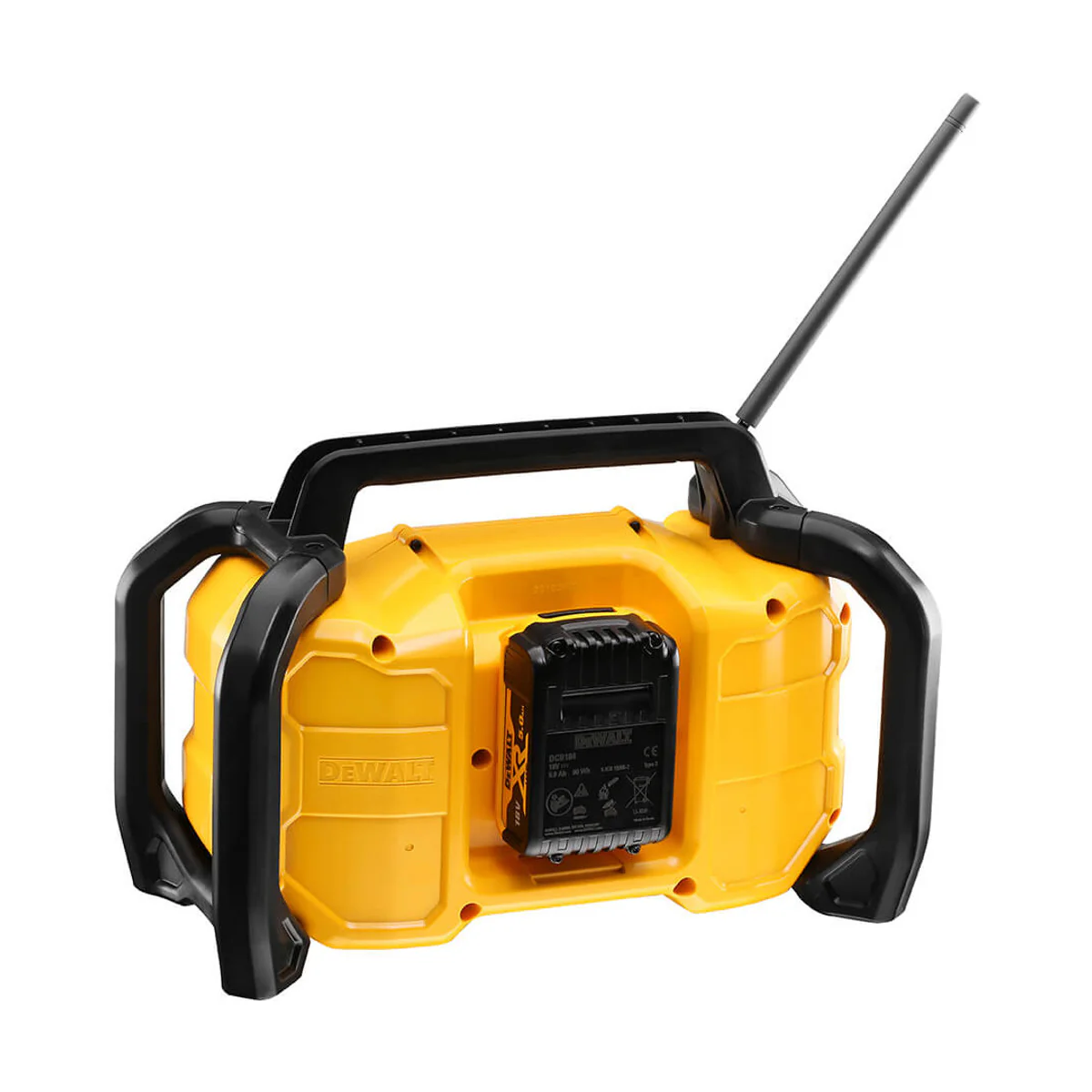 DeWALT XR Compact Bluetooth Radio - Compact, tough jobsite radio - with Bluetooth and AUX support! - Image 2