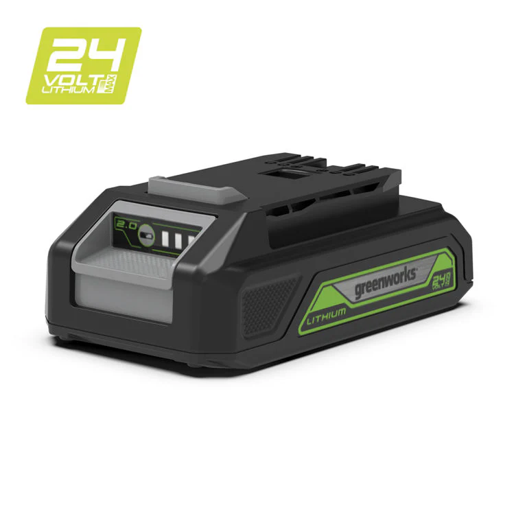 Greenworks G24B2 24V Battery 2.0Ah - Maximum functionality and efficiency with the latest technology
