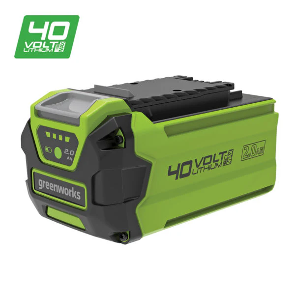 Greenworks G40B2 40V Battery 2.0Ah [2926907AU] - Powered by lithium-ion batteries for effortless performance and better results