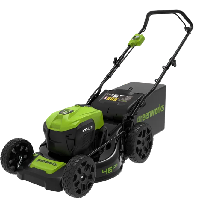 Greenworks LMC410 60V 46cm Self-Propelled Lawnmower Start Up Kit [1305807AU] - Image 3