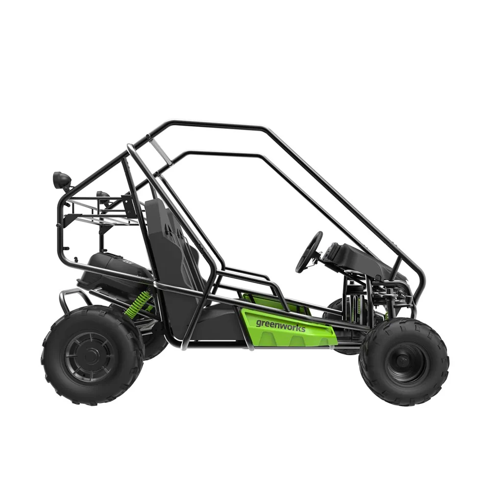 Greenworks CK600D 60V STEALTH Series All-Terrain 2-Seat Electric Youth Go-Kart Kit [7403607AU] - Image 3