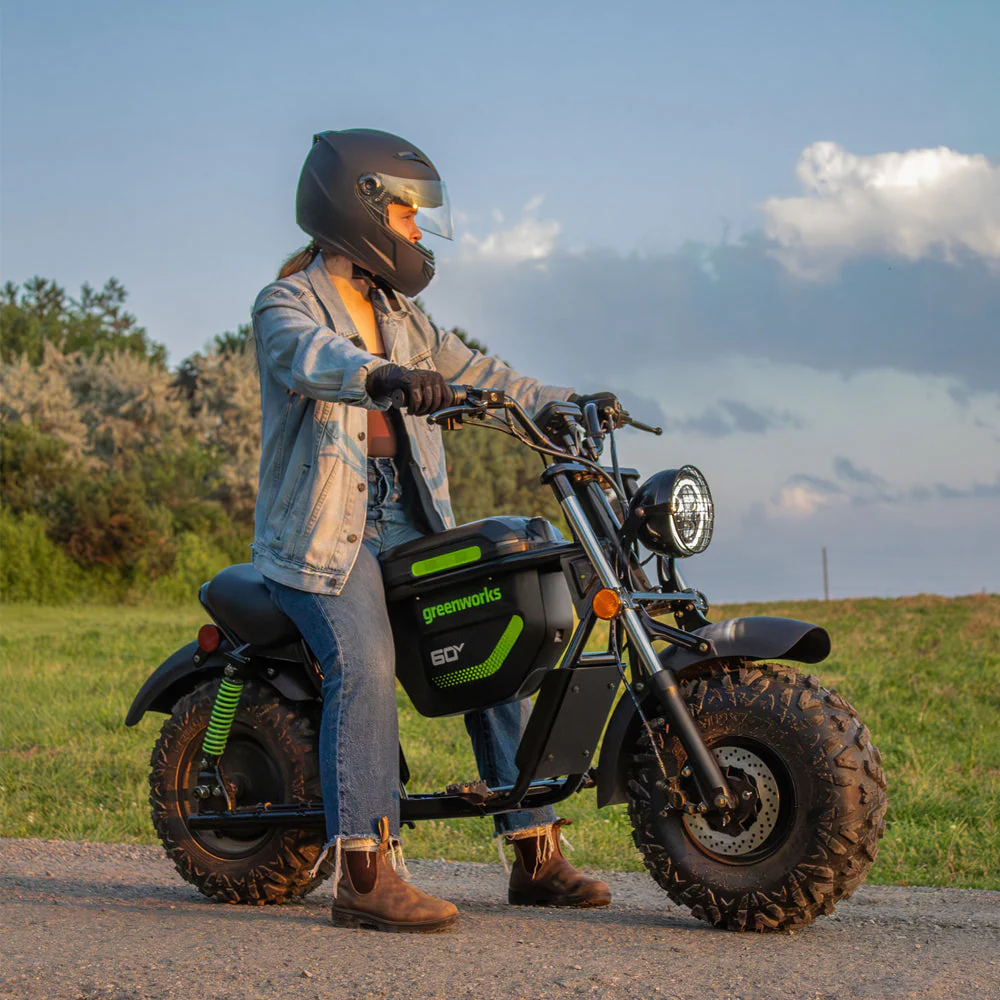 Greenworks OVC912 60V STEALTH Series Off-Road Mini Bike Kit [7403707AU] - Image 2