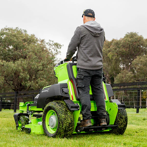 Greenworks CZ48S24X 82V OptimusZ 48" Stand-On Zero Turn Mower (24kWh) [7403407AU] - Provides intelligent power transfer. - Image 6