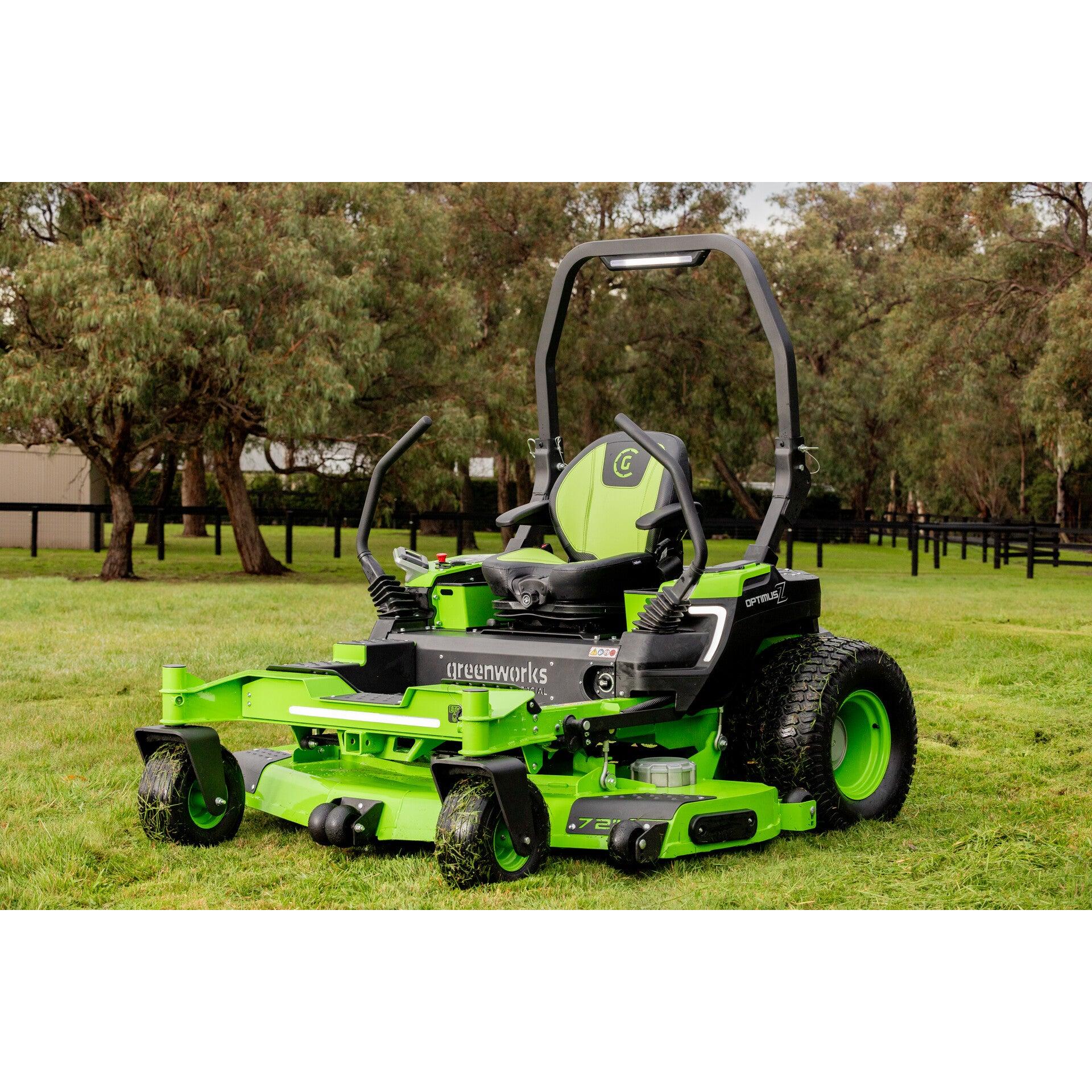 Greenworks OZ972R 82V OptimusZ 72'' Ride-On Zero Turn Mower (36kWh) [7405207AU] - Rear Discharge - Image 2