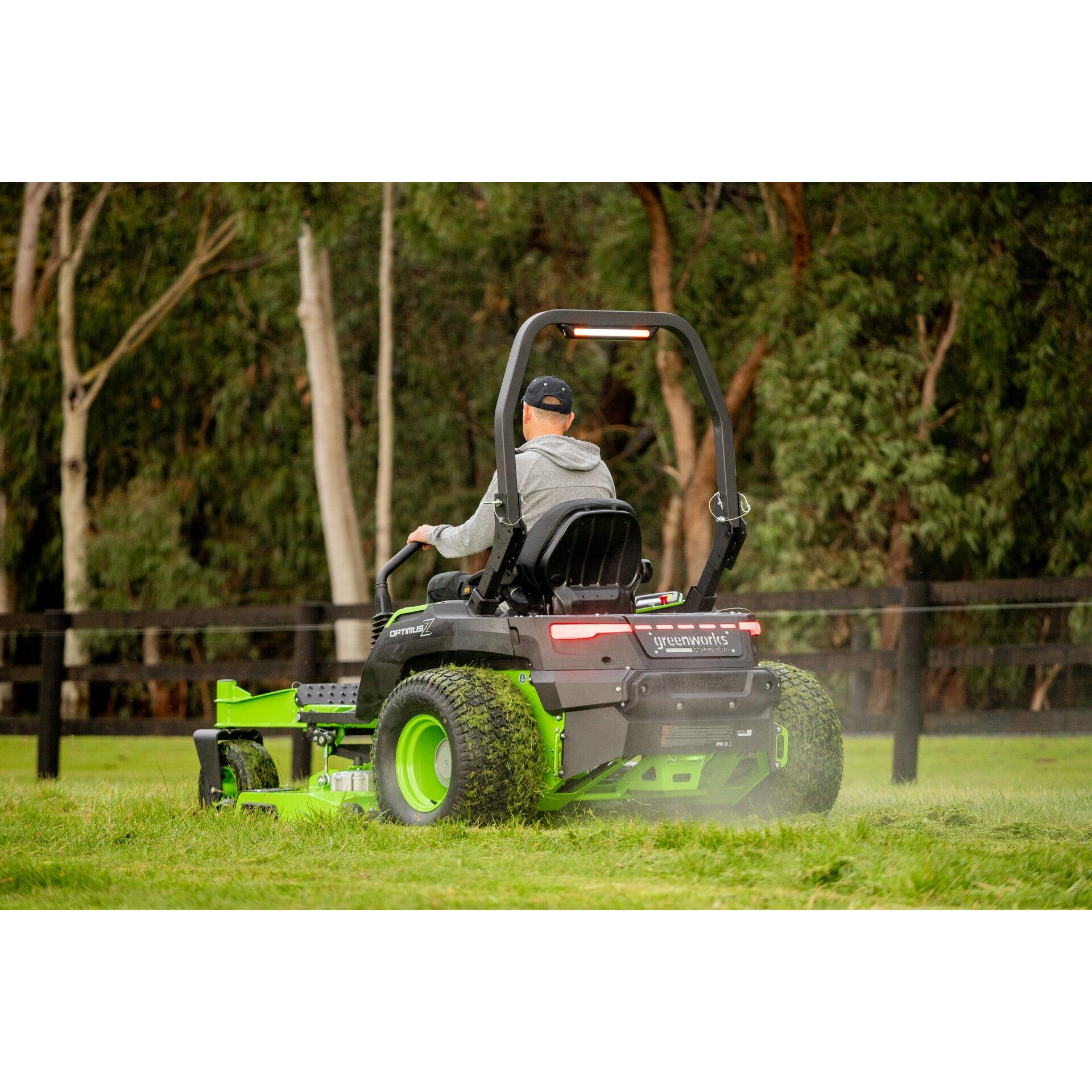 Greenworks OZ972R 82V OptimusZ 72'' Ride-On Zero Turn Mower (36kWh) [7405207AU] - Rear Discharge - Image 3