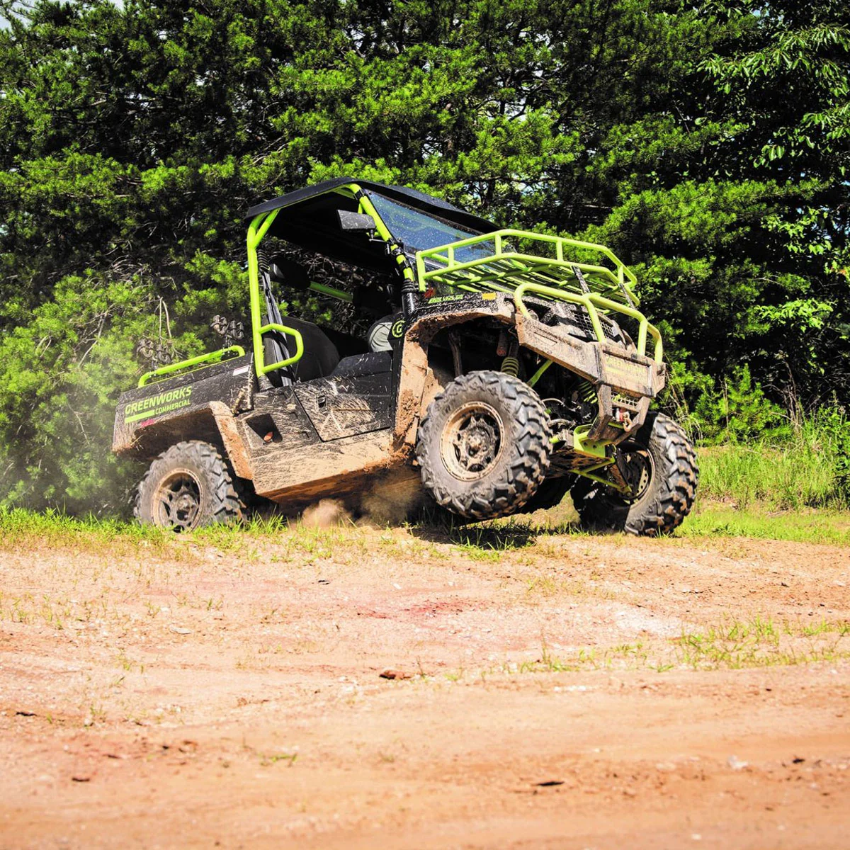 Greenworks Commercial CU800SB 82V 4WD 16kWh Utility Vehicle [7402807AU] - High Performance All-Terrain 82V, 16kWh Battery, superior performance! - Image 3