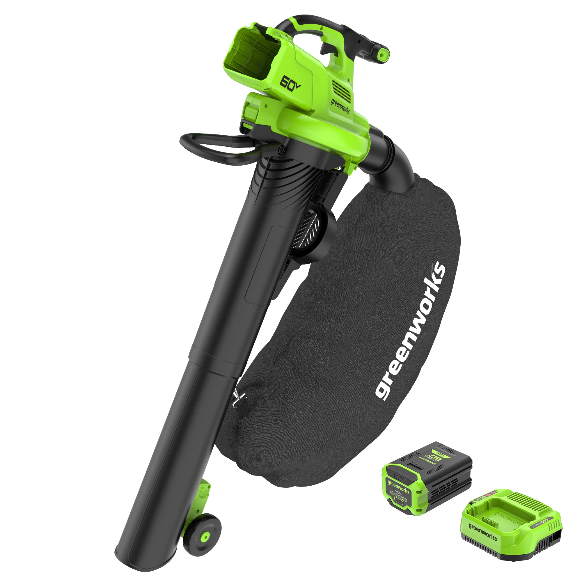 Greenworks BVC401 60V 520 CFM Pro Blower Vacuum - Powerful solution for maintaining your outdoor space effortlessly. - Image 2
