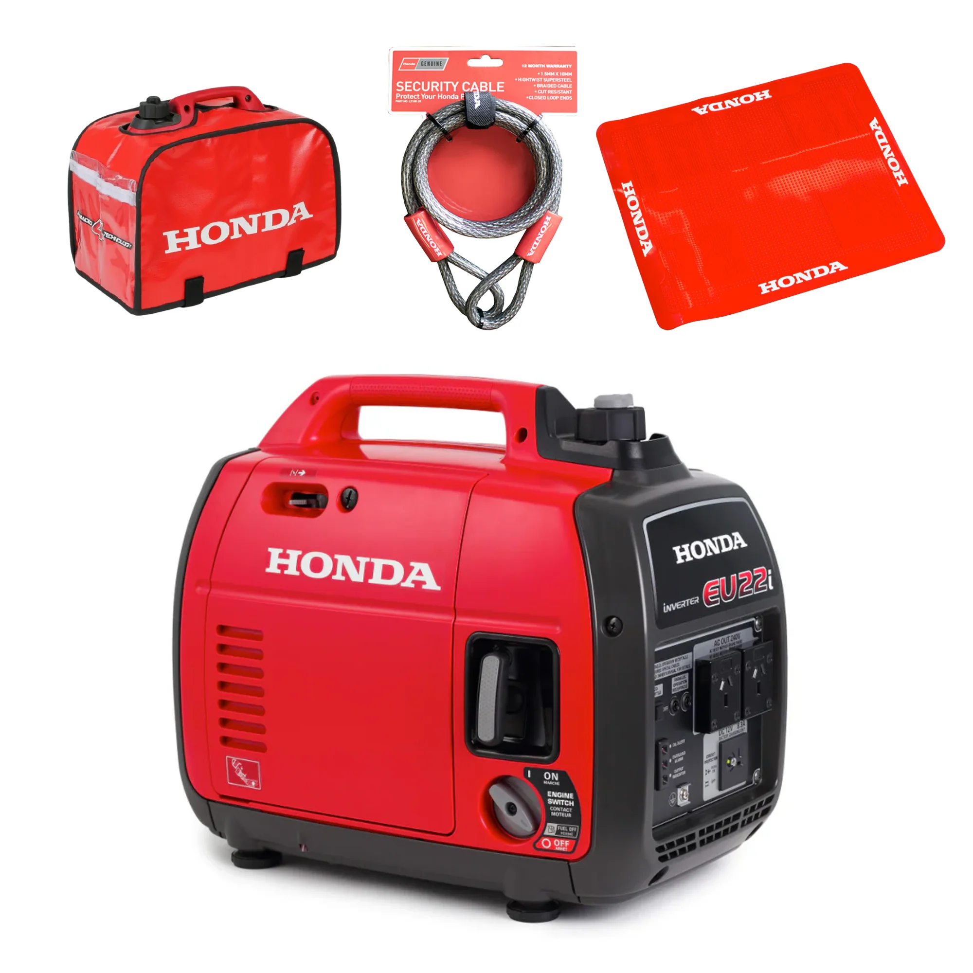 Honda EU22i 2.2kVA Inverter Generator - Available in Multiple Combo Options! - Image 7
