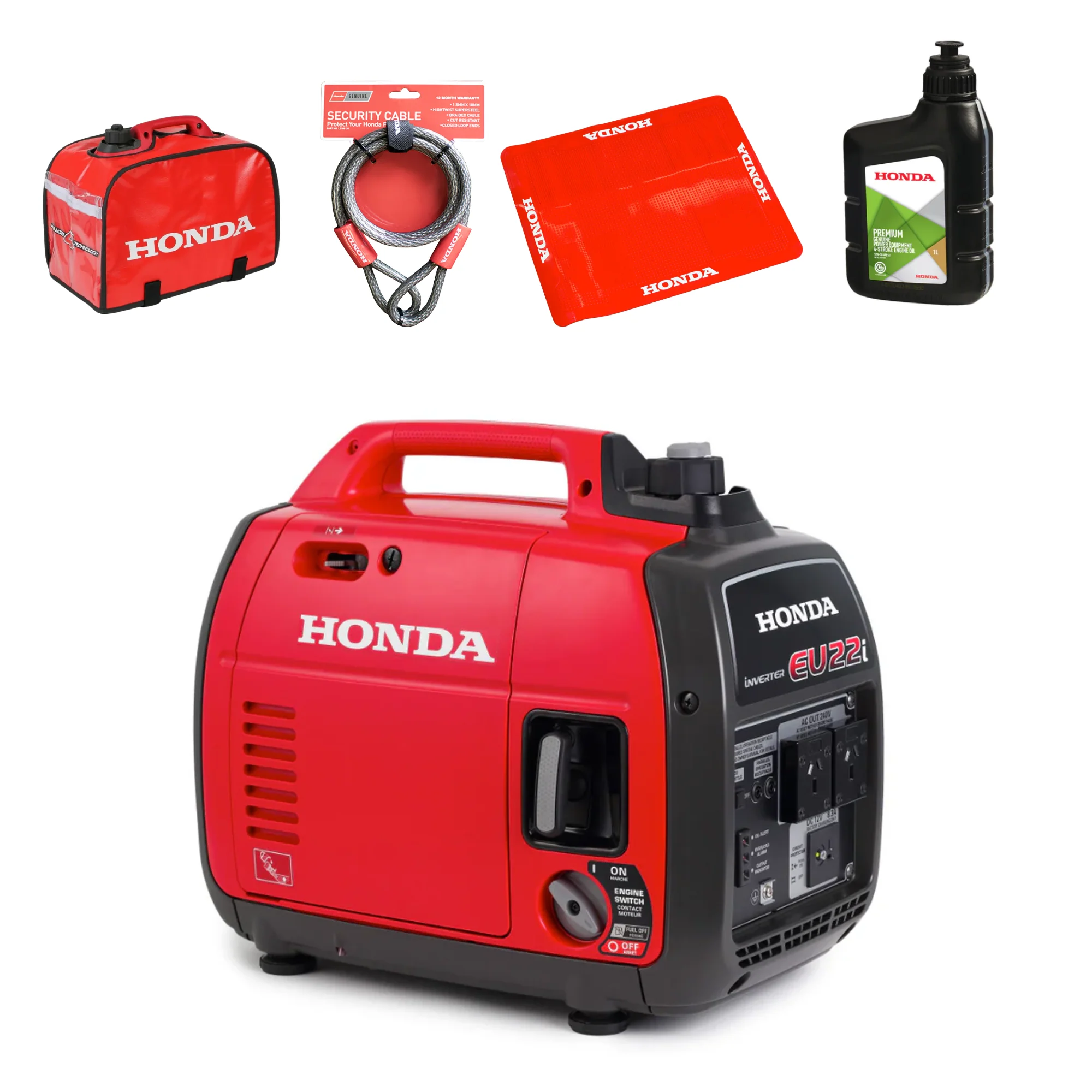 Honda EU22i 2.2kVA Inverter Generator - Available in Multiple Combo Options! - Image 8