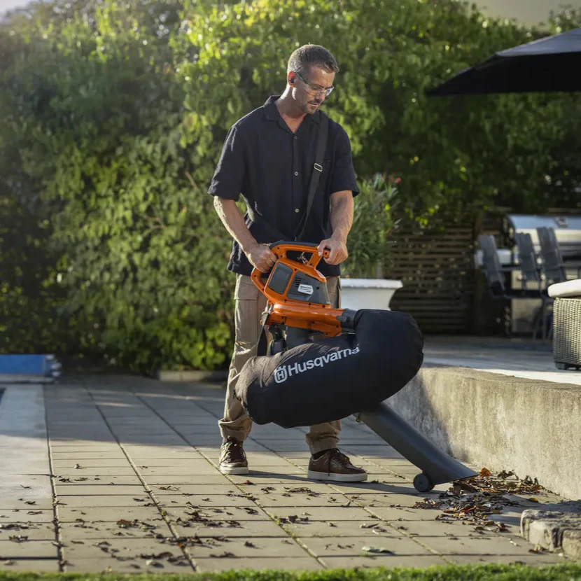 Husqvarna 120iBV Battery Blower Vac - Compact leaf blower that is easily changed to a leaf vacuum. - Image 5