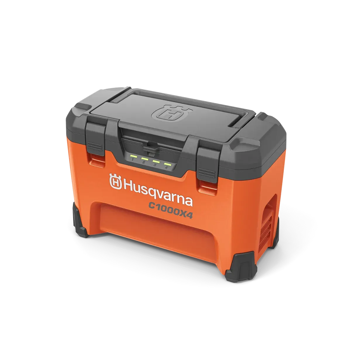Husqvarna 40-C1000X4 Mutli-Bay Battery Charger - Efficient and smart high-power charging wherever you want.