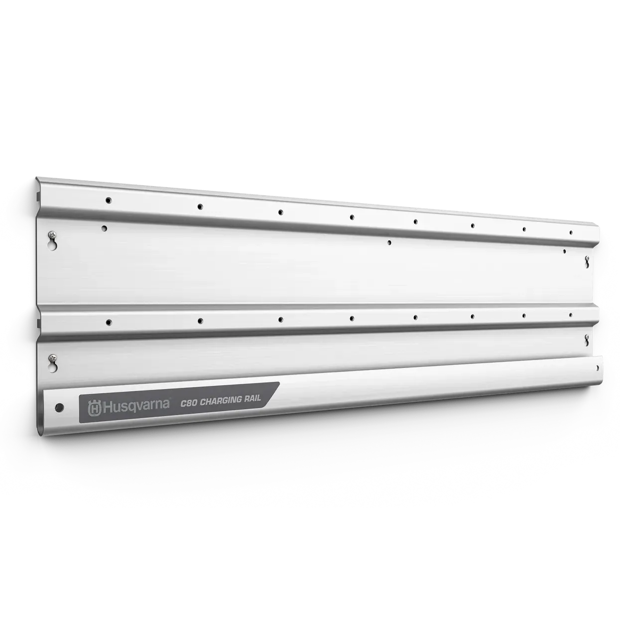 Husqvarna 40-C80 Charging Rail - Robust rail for mounting of up to eight 40-C80 battery chargers.