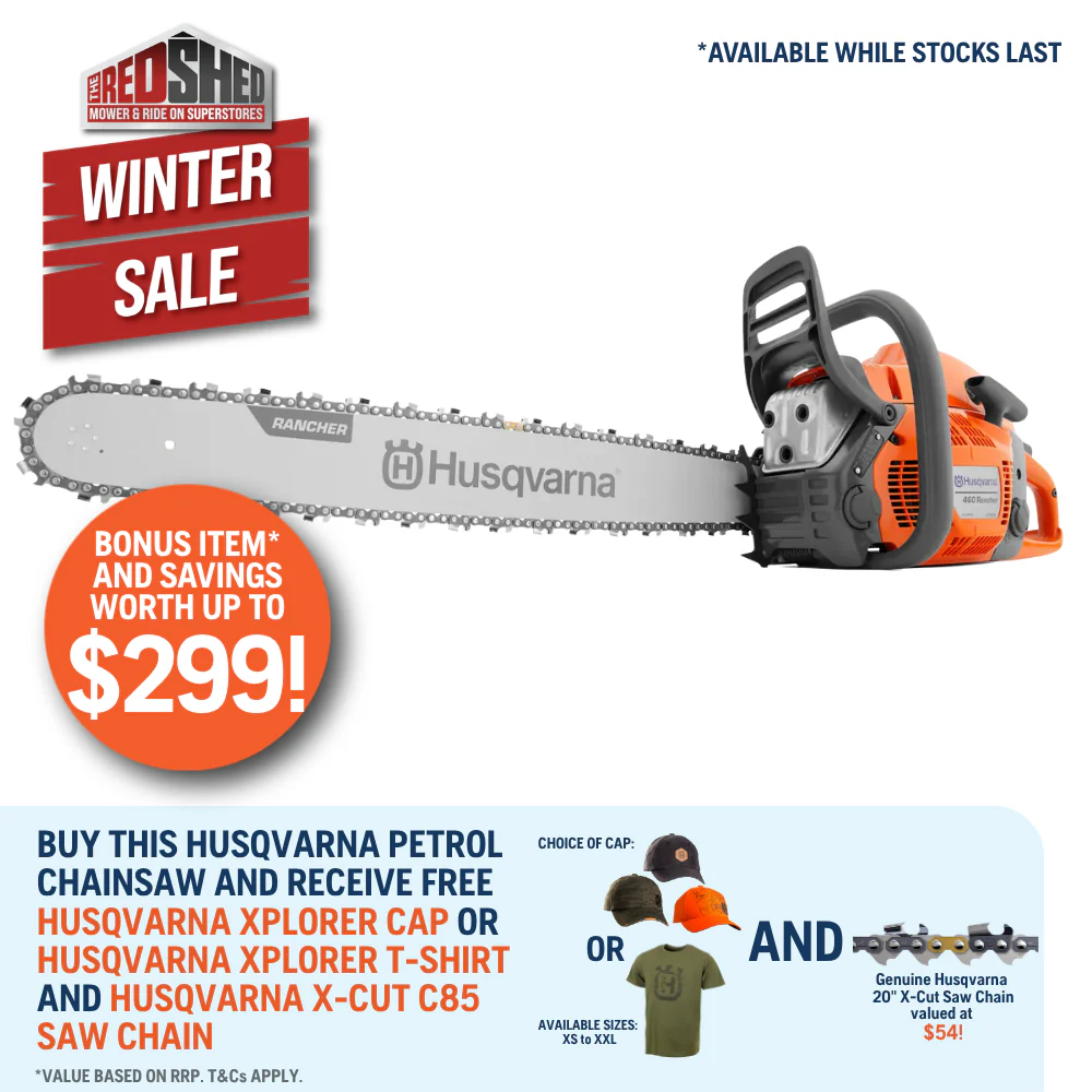 Husqvarna 460 Rancher Saw - High-performing 60cc chainsaw for demanding cutting jobs