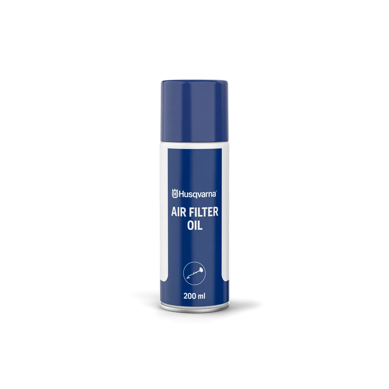 Husqvarna Air Filter Oil Spray 200ml - Efficient maintenance of air filters in petrol brushcutters and forestry clearing saws.