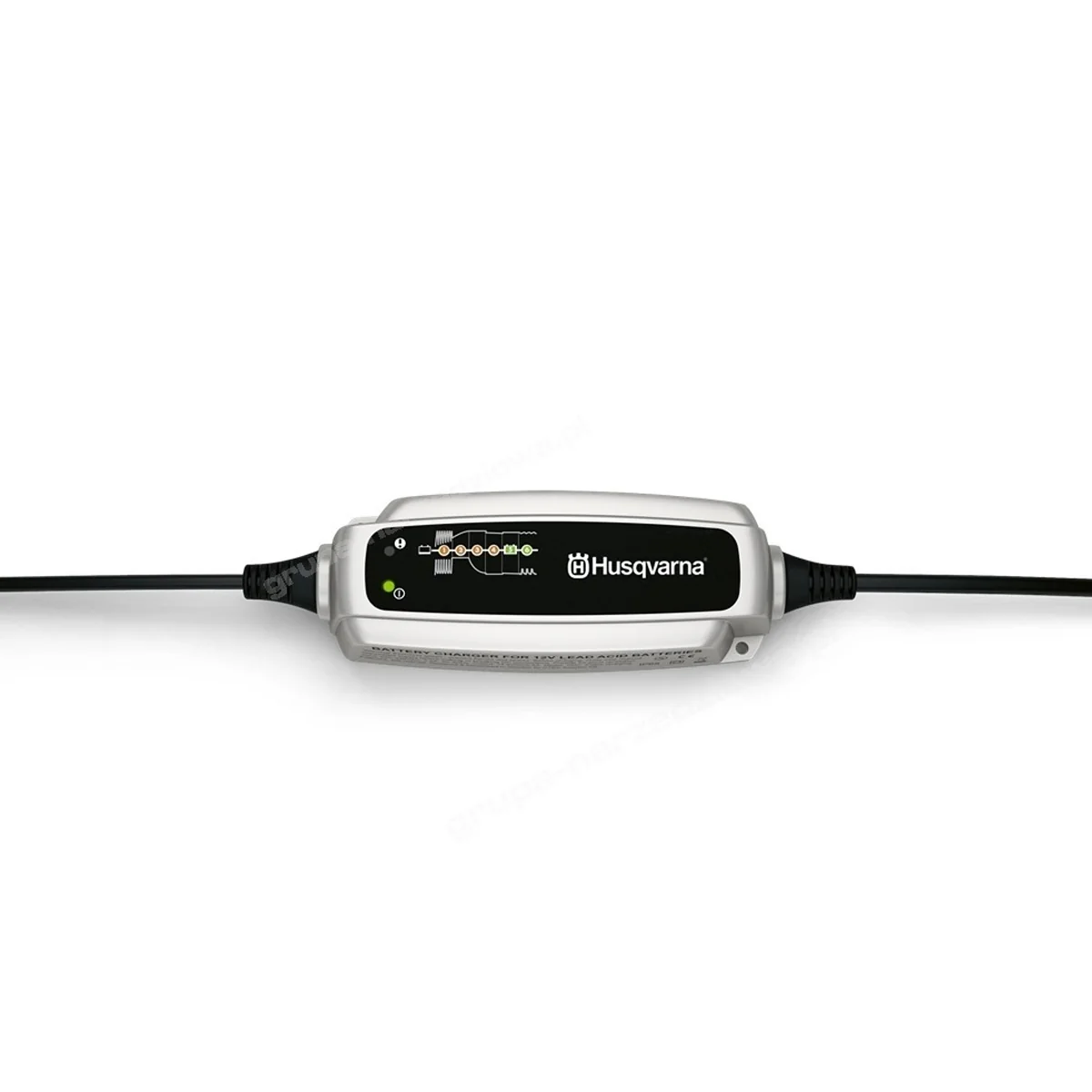 Husqvarna Battery Charger BC 0.8 - For all 12V lead-acid batteries, charging up to 100Ah, short circuit proof
