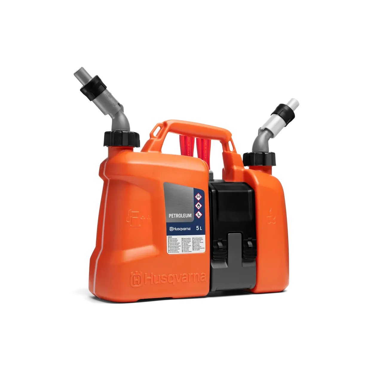 Husqvarna Combi Can 5 + 2.5L - Refuel without splash or waste.