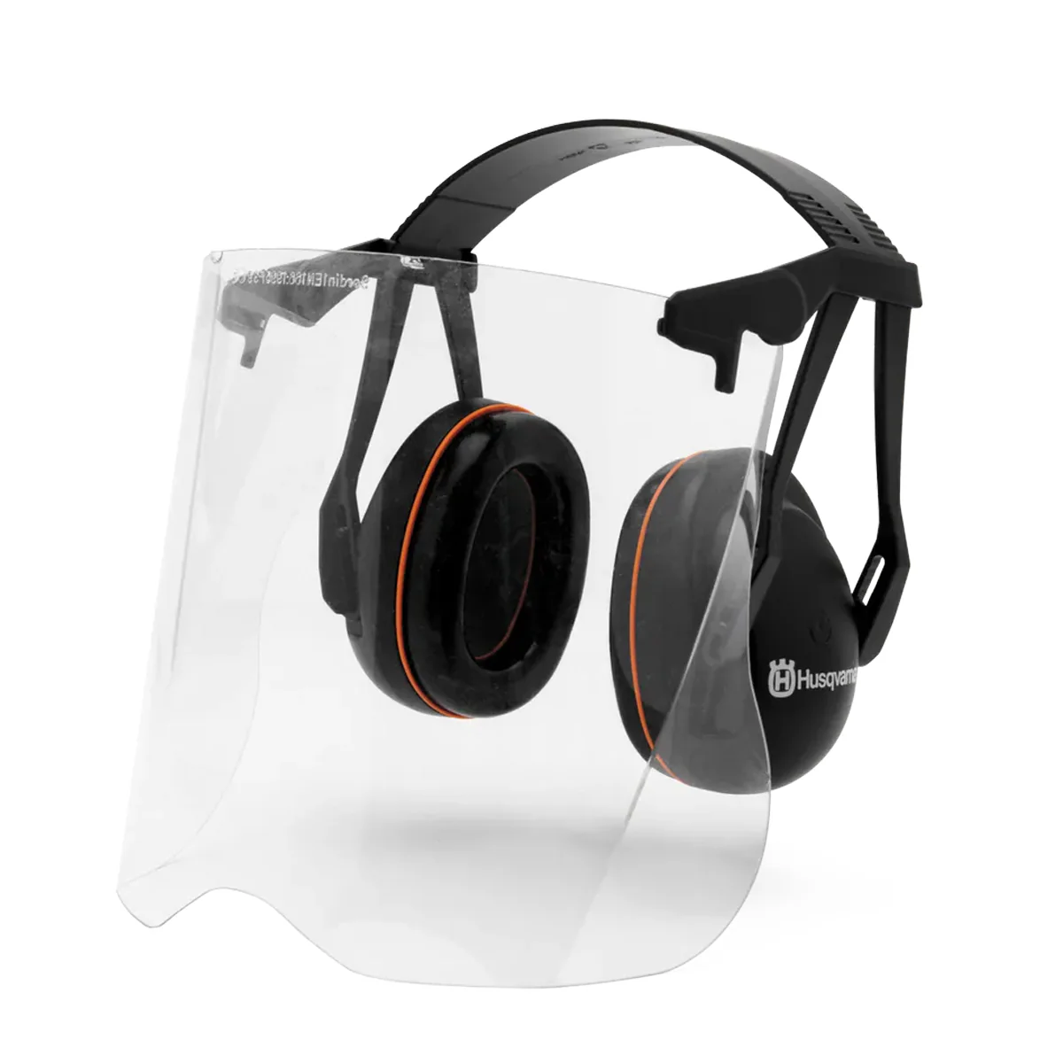 Husqvarna Garden Earmuffs with Perspex or Mesh Visor - Light and Comfortable