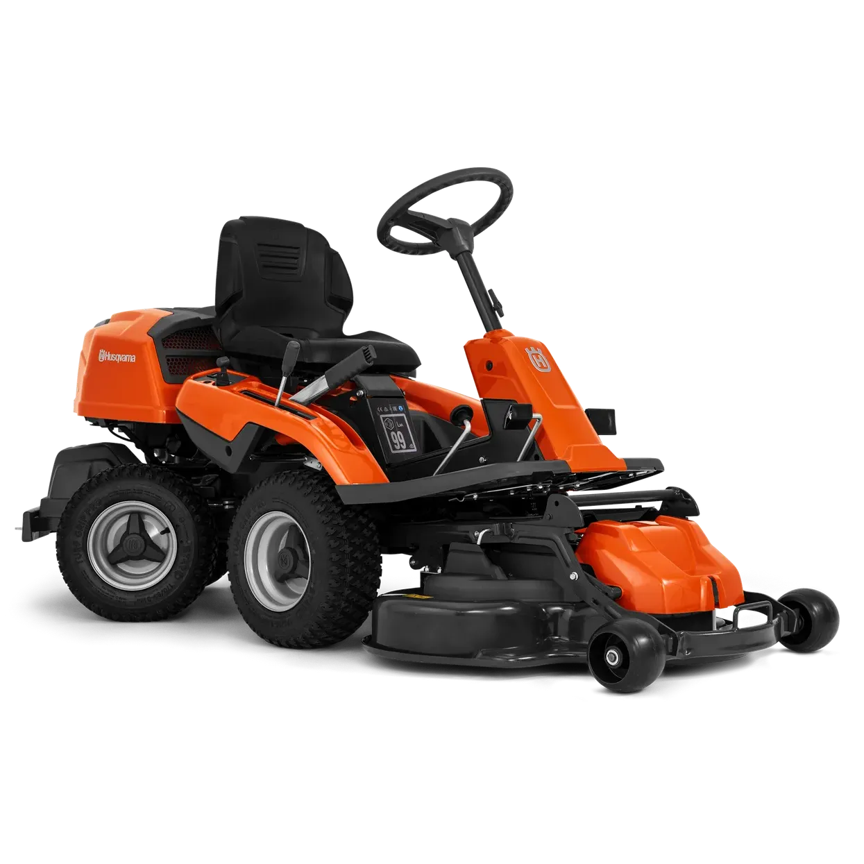Husqvarna R 214TC Ride-On Front Mower - Versatile and easy-to-use rider.