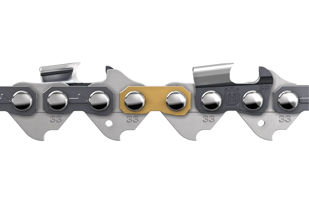 Husqvarna X-CUT SP33G Saw Chain - Fast and lightweight chain with reduced kickback and easy maintenance.
