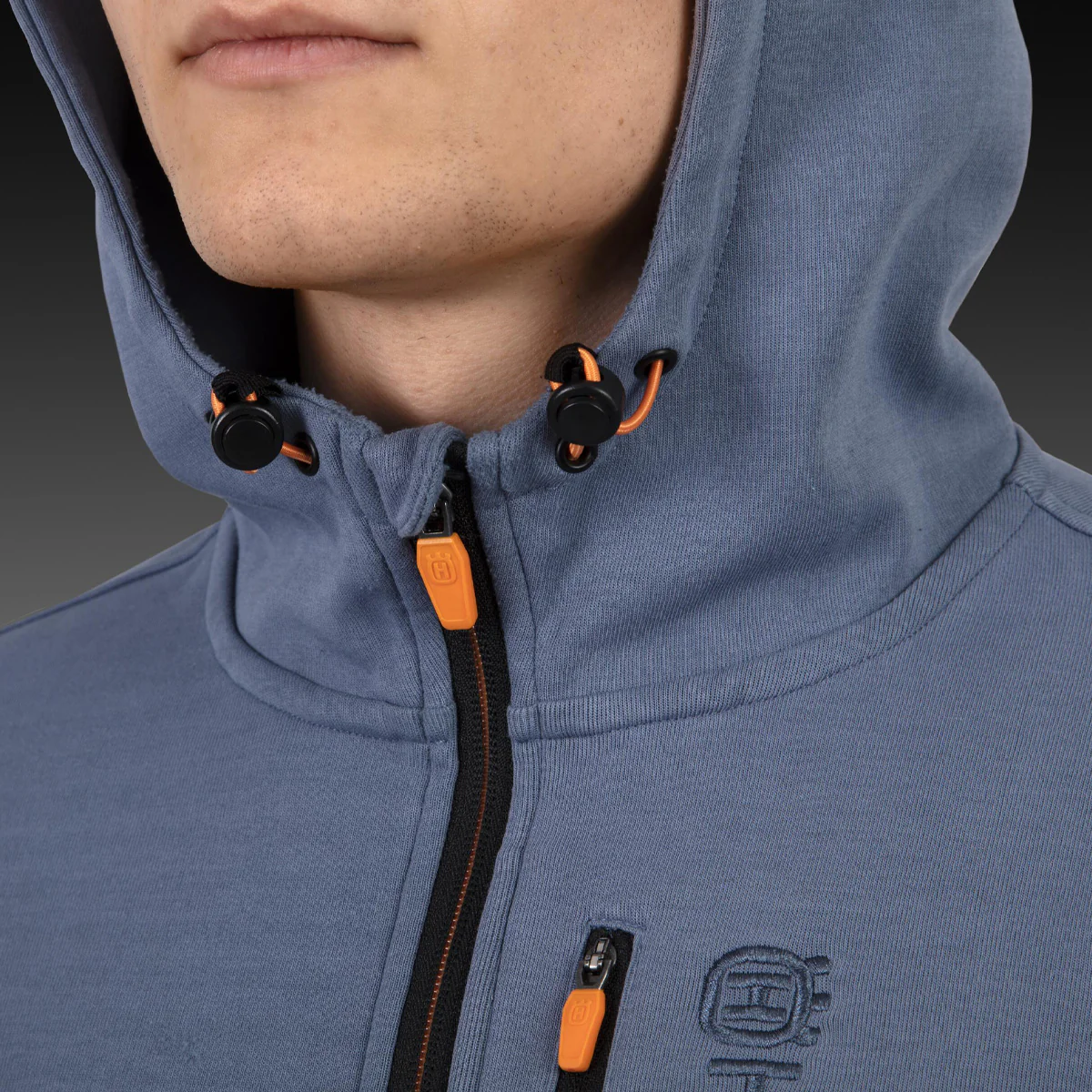 Husqvarna Xplorer Hoodie - Air Blue - Hoodie designed to deliver style that endures - all sizes available! - Image 3