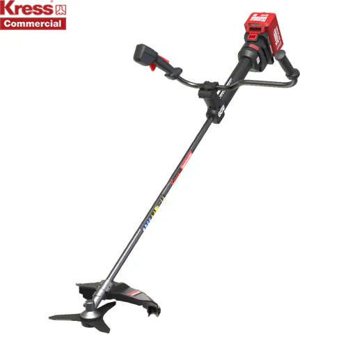 Kress Comm KC170.9 60V Brush Cutter (Rear Motor) - Delivering a robust 1.5 kW of power rivaling a 35 cc gas engine.