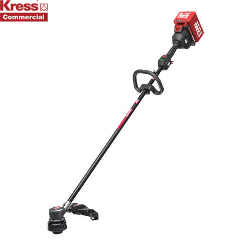 Kress Comm KC110.9 60V Grass Trimmer (Front Motor) -  Strategically placed front motor to enhance balance and maneuverability for precision landscaping.