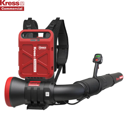 Kress Comm KC500.9 60V Backpack Leaf Blower - A blowing force of 35 N, while operating without fumes, noise, and vibration.