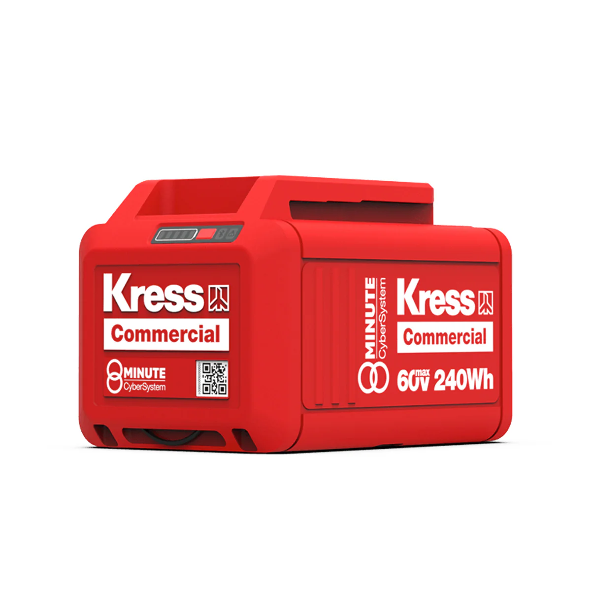 Kress KAC804 CyberPack 60V 4Ah Battery - High-capacity Kress 60V battery with 8-minute fast charging for pro use