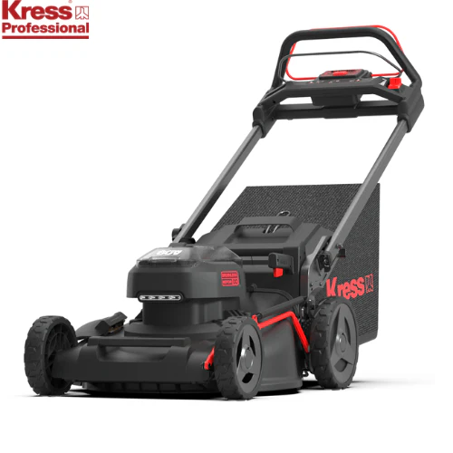 Kress Pro KG760E.9 60V 51cm SP Lawn Mower - Built to conquer slopes and deliver precision cuts.