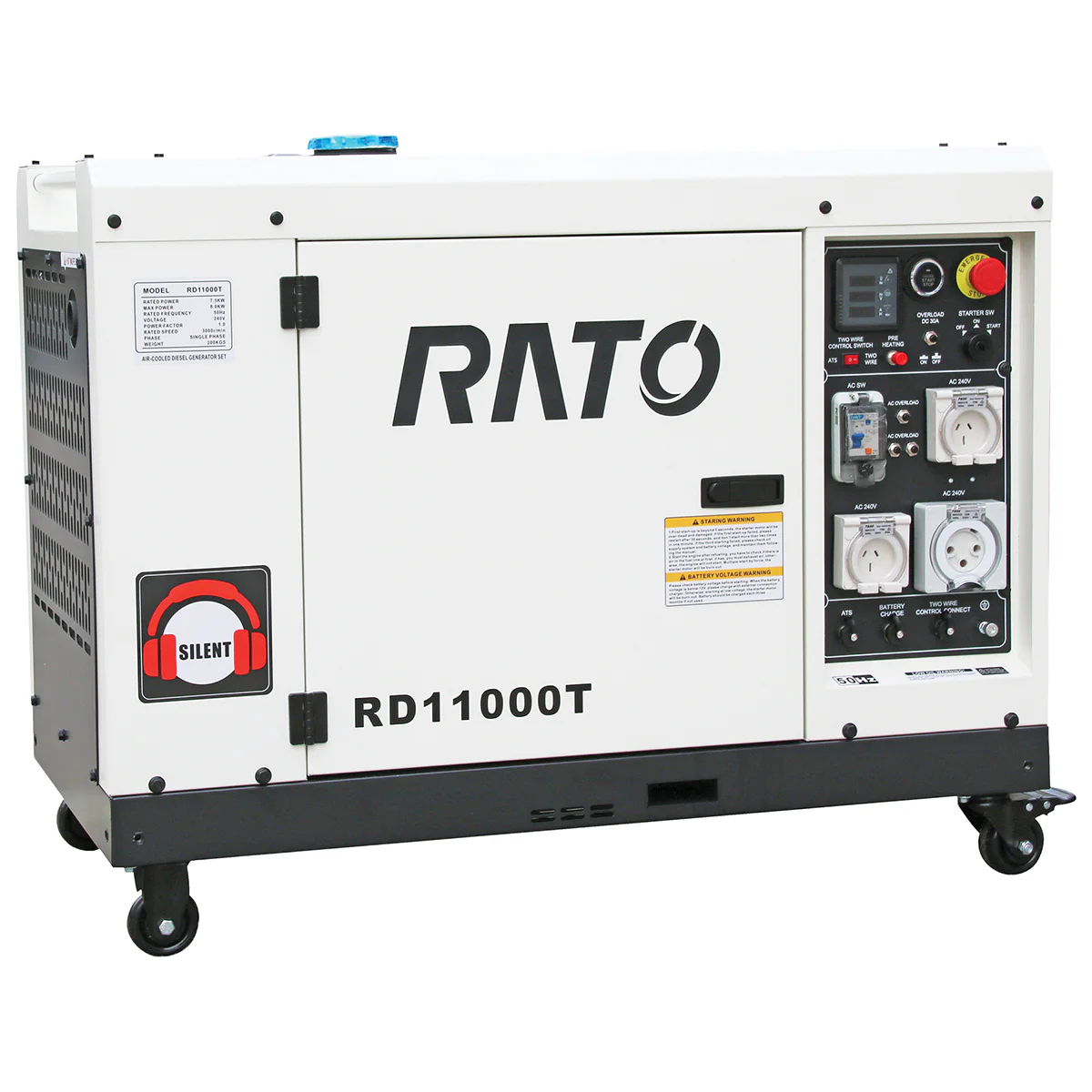 RATO RD11000TD 10 Kva Silent Diesel Generator