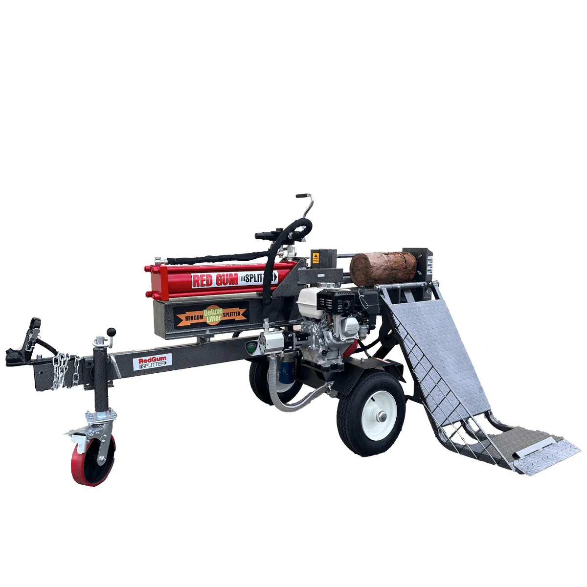 RedGum GX200 DELUXE Honda Lifter-Splitter - Commercial Honda GX200 engine, Powerful Hydraulic Lifting Table, Money Back Guarantee!