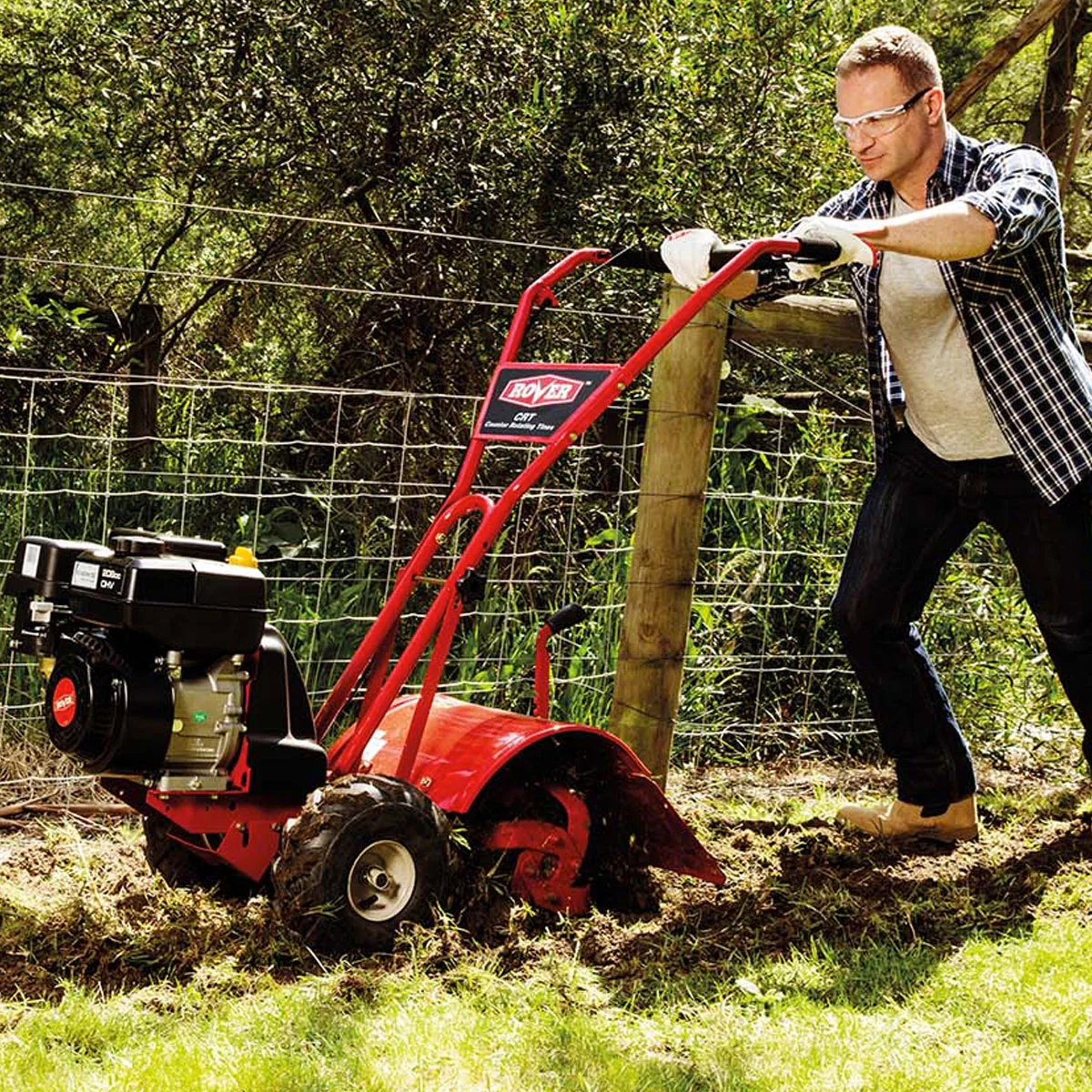 Rover Super Bronco CRT Tiller - 208cc Rover engine, 41cm (15") tilling depth, 5 year warranty! - Image 3