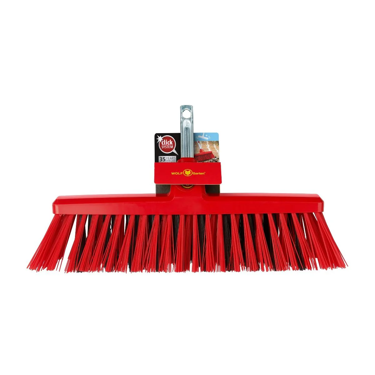 WOLF-Garten 40cm Multi-Star Street Broom - Suitable for dry and damp surfaces, ideal for joints.