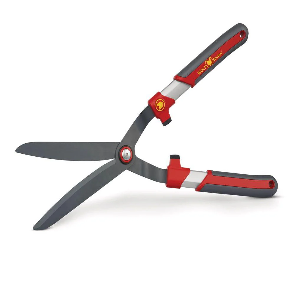 WOLF-Garten HS-CP Grey Handle Curved Hedge Shears - Perfect for precision pruning