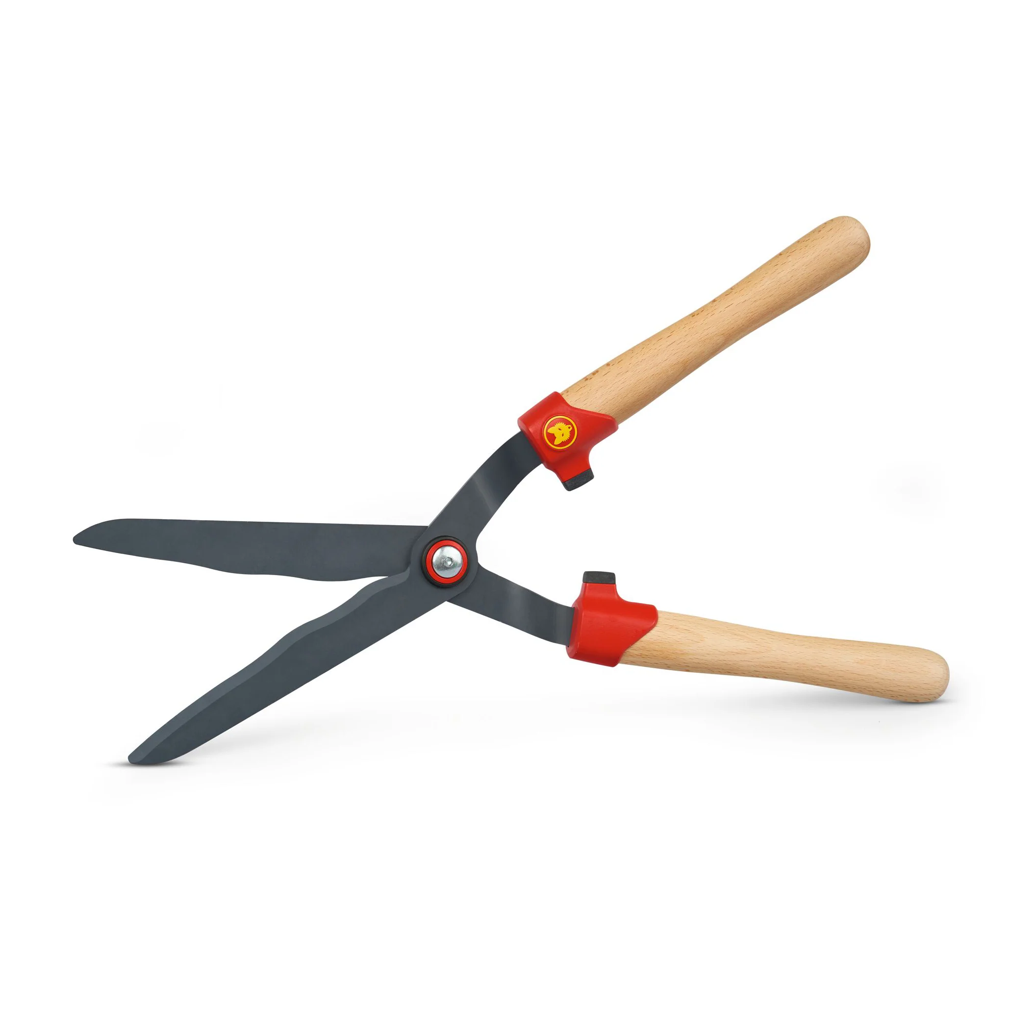 WOLF-Garten HS-WW Wood Handle Waved Hedge Shears - Cut away those unwanted twigs and over grown leaves on your hedges.