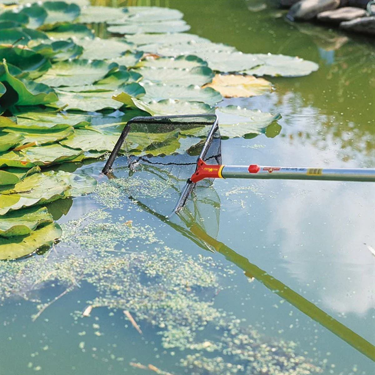 WOLF-Garten WK-M Multi: Pond Net - Wide square net for easy collection of debris - Image 2