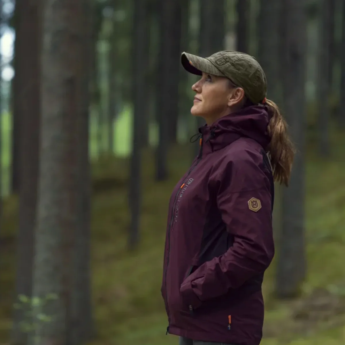 Husqvarna Womens Husqvarna Xplorer Shell Jacket - Purple - all sizes available! - Image 3